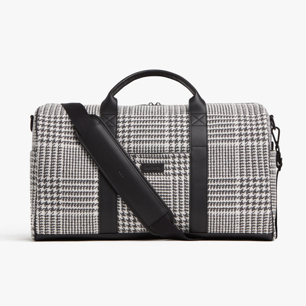 Houndstooth Check | Front view of Metro Carry-All Duffel Houndstooth Check
