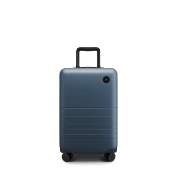 Front view of Carry-On in Ocean Blue