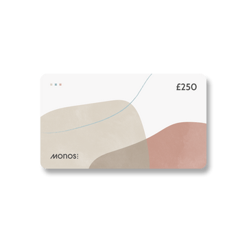 This is a £250 Monos Travel gift card