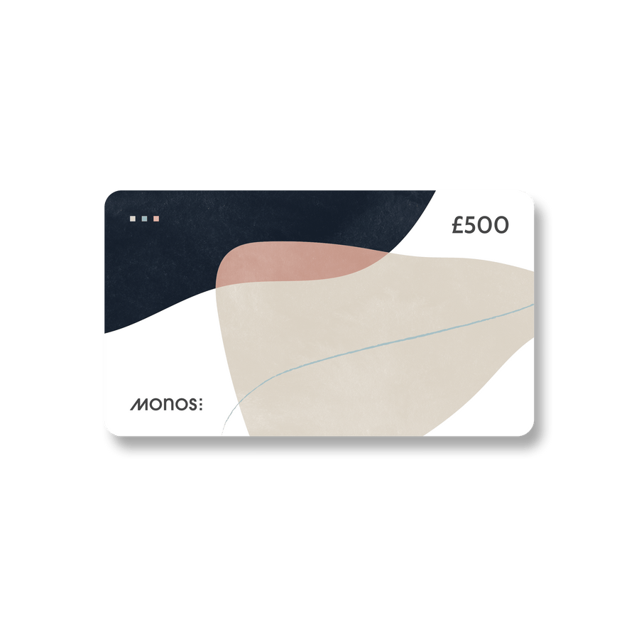 500.00 Scaled | This is a £500 Monos Travel gift card
