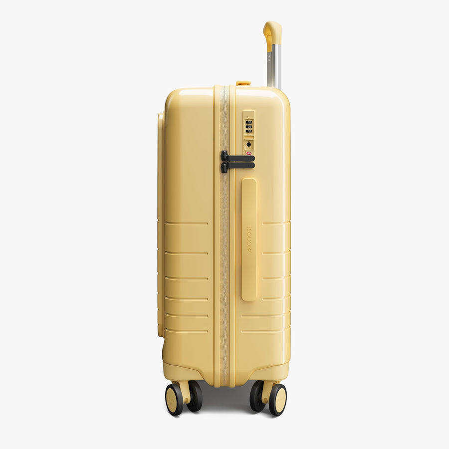 Banana Pudding (Glossy) | Side view of Carry-On Pro in Banana Pudding (Glossy)