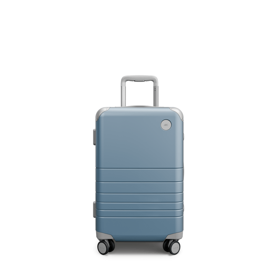 Elemental Blue Scaled | Front view of Hybrid Carry-On in Elemental Blue