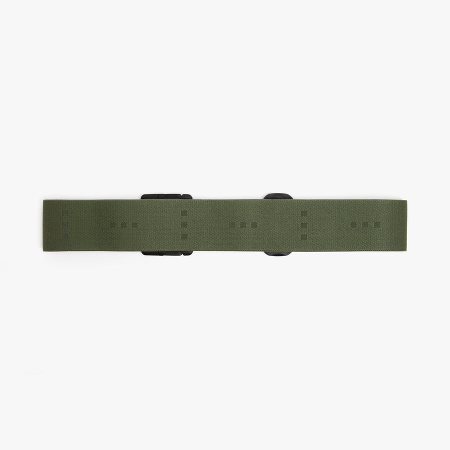 Olive Green | Back view of Luggage Strap in Olive Green