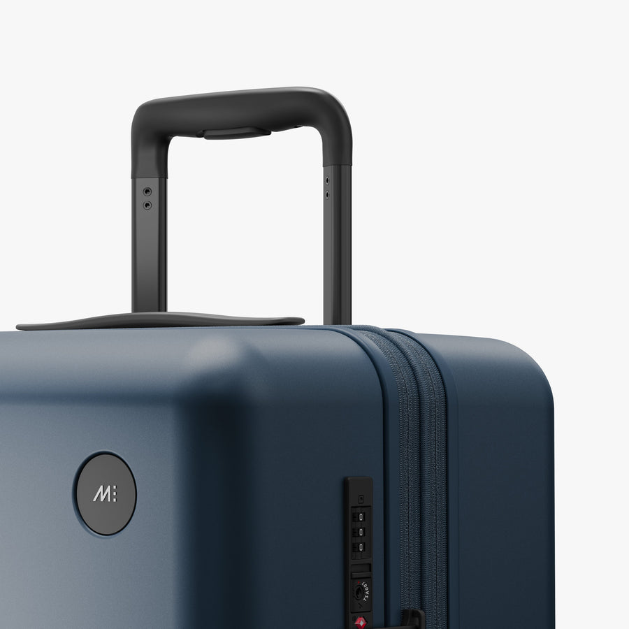 Ocean Blue | Luggage handle view of Expandable Check-In Medium in Ocean Blue