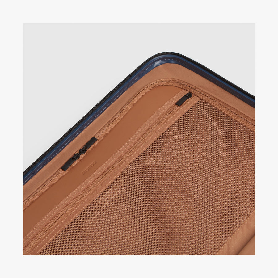 Arles Blue (Glossy) | Close up of inside view of Carry-On Pro Plus in Arles Blue