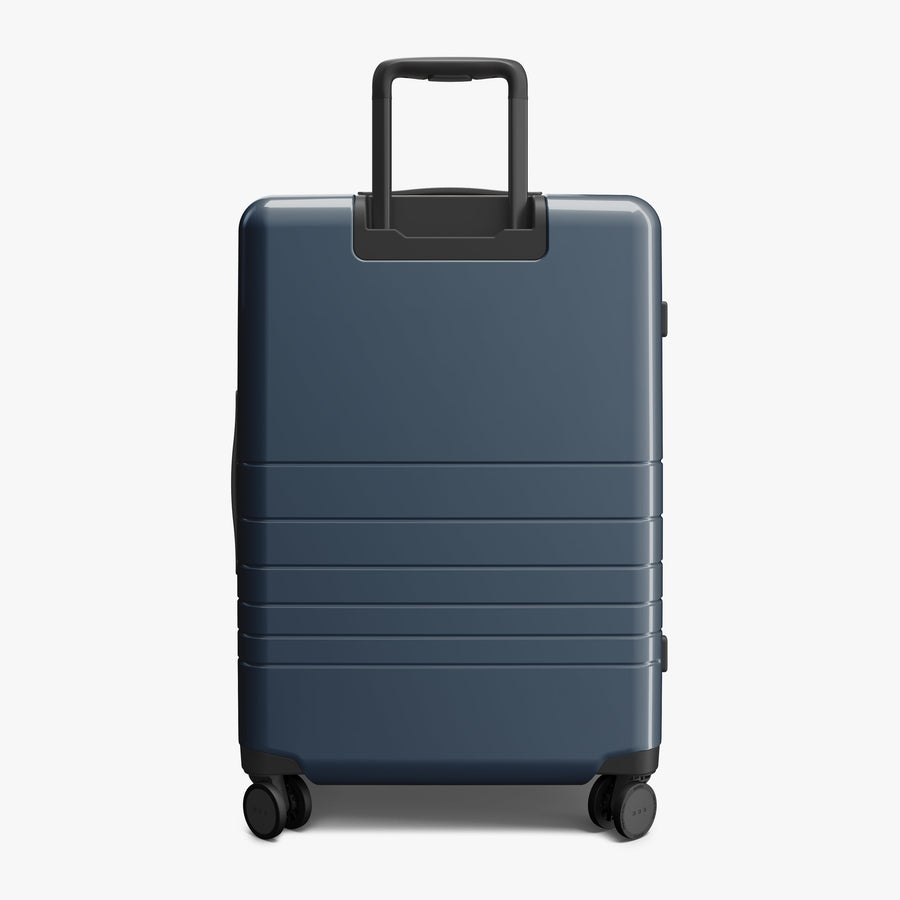 Arles Blue (Glossy) | Back view of Check-In Medium in Arles Blue