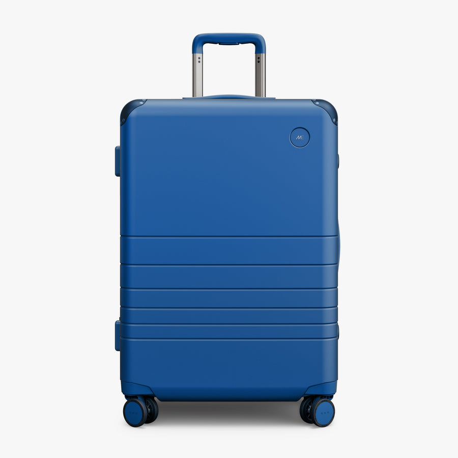 Coastal Blue | Front view of the Hybrid Check-In Medium in Coastal Blue