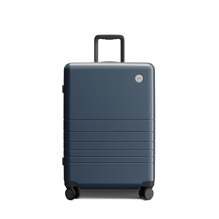 Arles Blue (Glossy) Scaled | Front view of Check-In Medium in Arles Blue