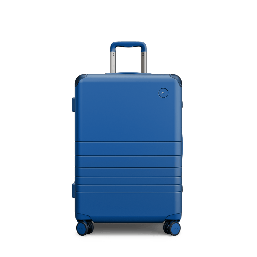 Coastal Blue Scaled | Front view of Hybrid Check-In Medium in Coastal Blue