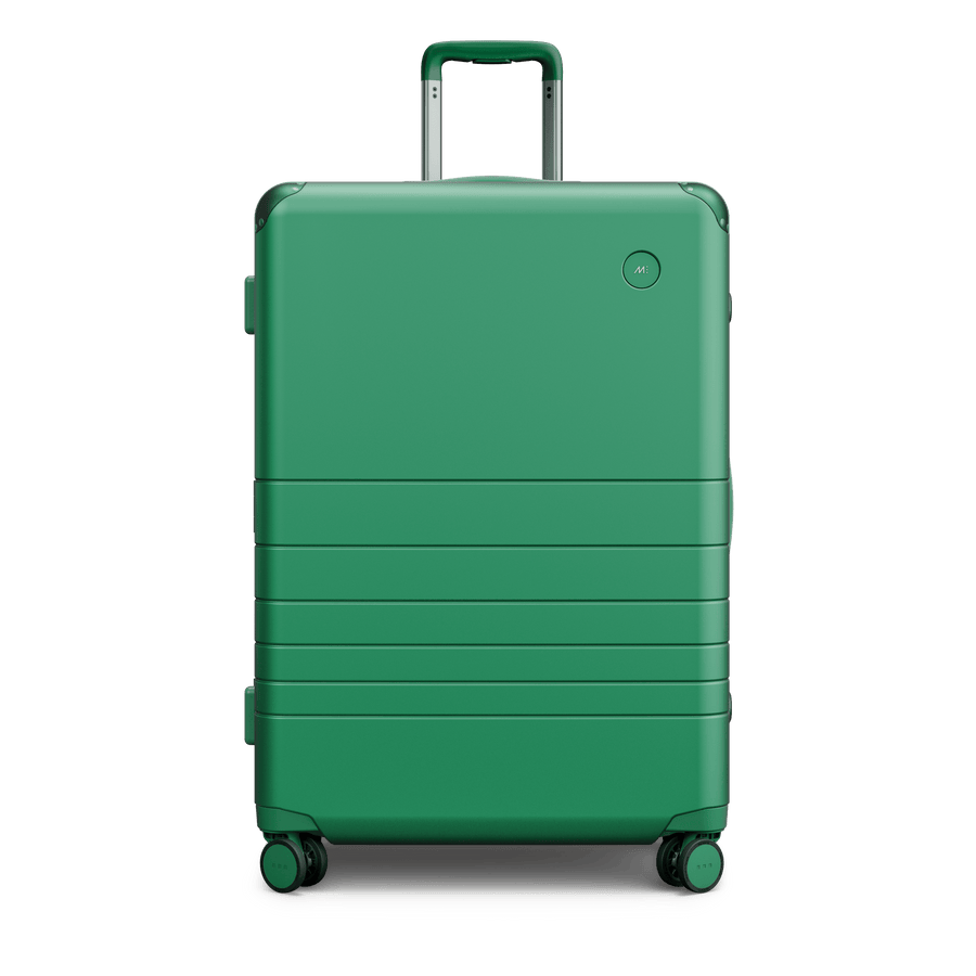 Jungle Green Scaled | Front view of Hybrid Check-In Large in Jungle Green