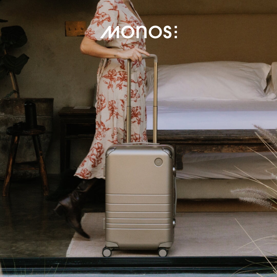 Hybrid Carry-On Luggage | Cabin Size Monos UK Aluminum Suitcases