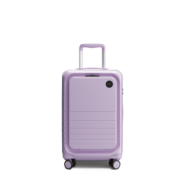 Front view of Carry-On Pro in Purple Icing (Glossy)