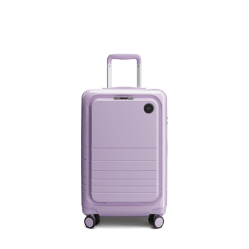Front view of Carry-On Pro Plus in Purple Icing (Glossy)