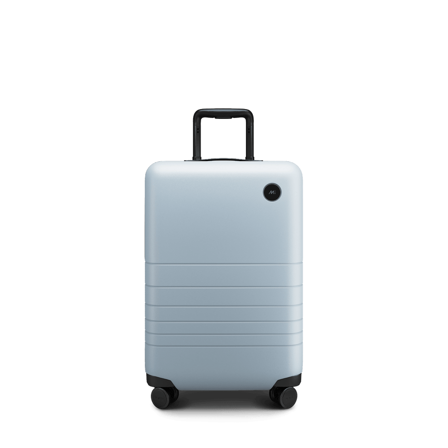 Blue Haze Scaled | Front view of Carry-On Plus in Blue Haze