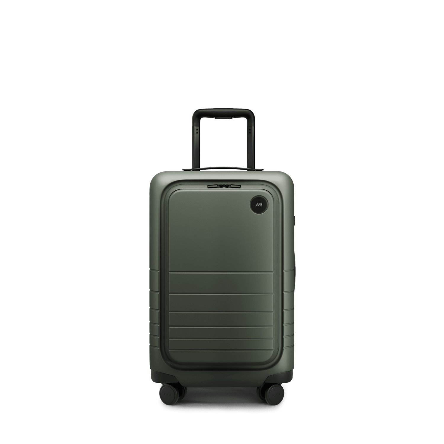 Olive Green Scaled | Front view of Carry-On Pro in Olive Green