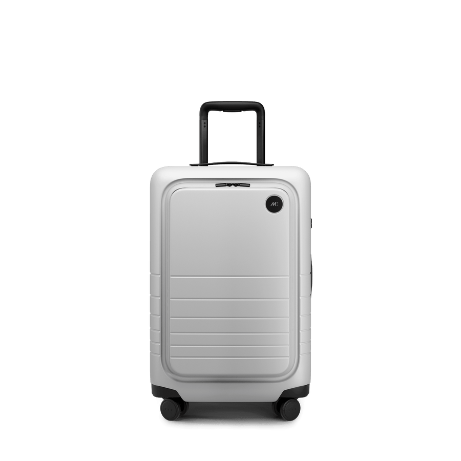 Stellar White Scaled | Front view of Carry-On Pro Plus in Stellar White