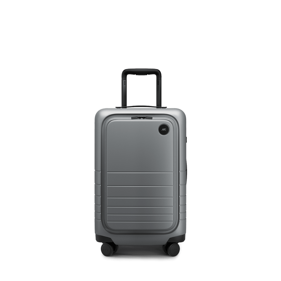 Storm Grey Scaled | Front view of Carry-On Pro in Storm Grey