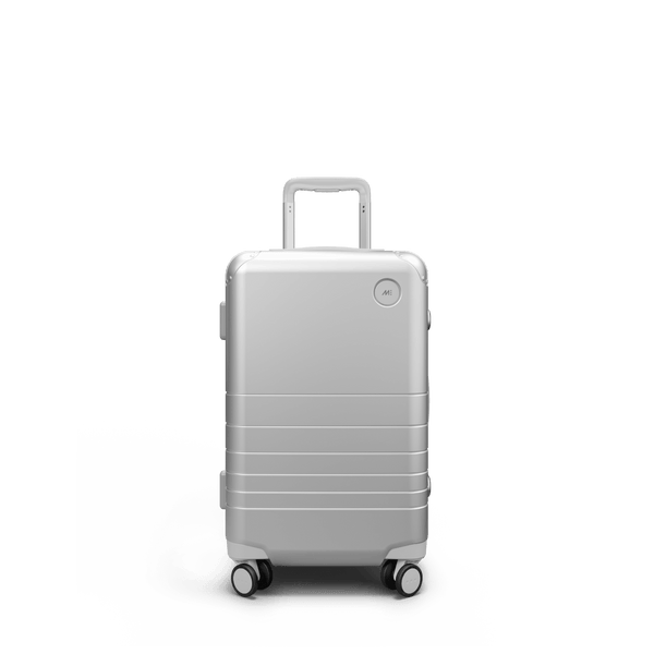 Front view of Hybrid Carry-On in Silver