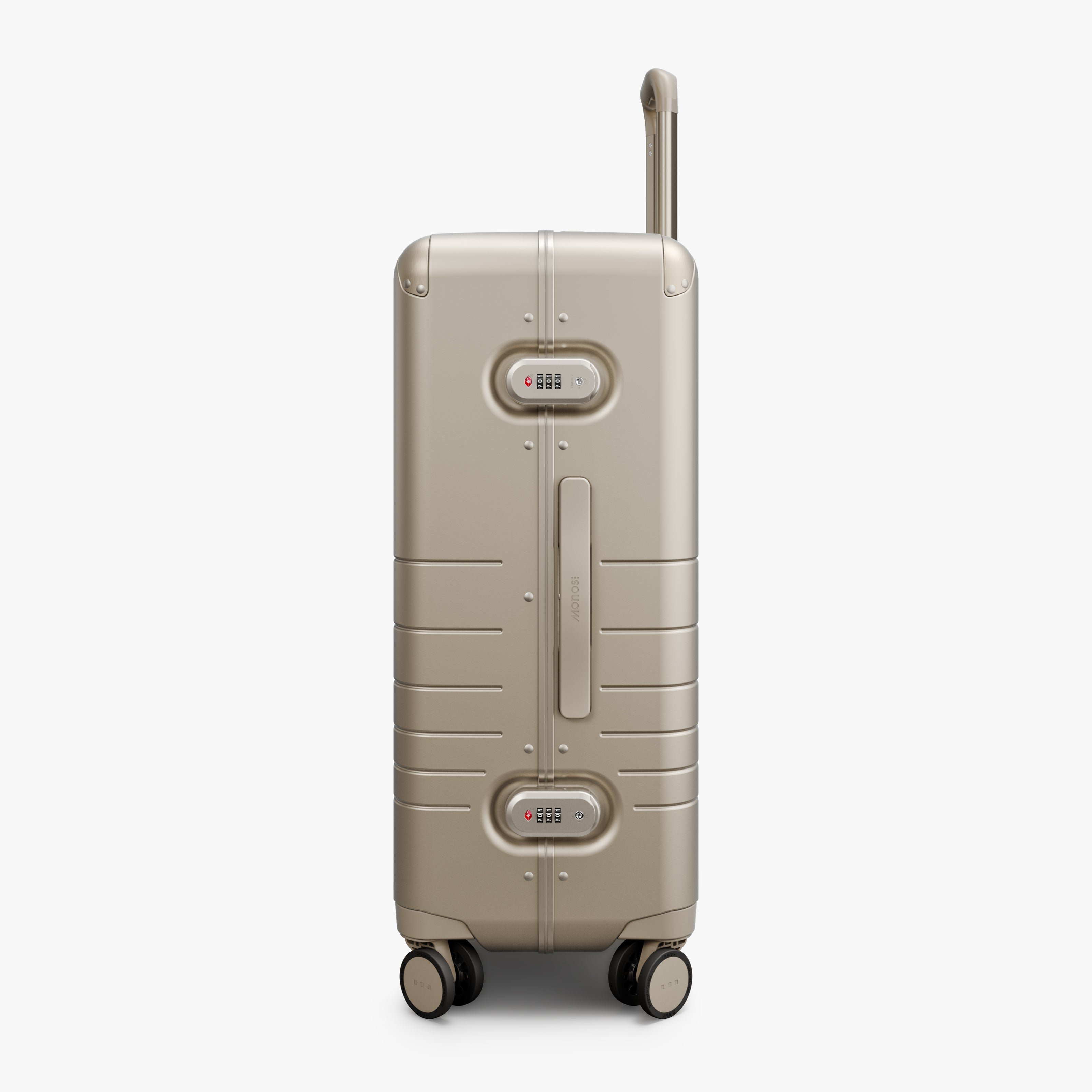 Hybrid Check-In Medium Luggage | Monos UK Aluminum Suitcases – Monos ...