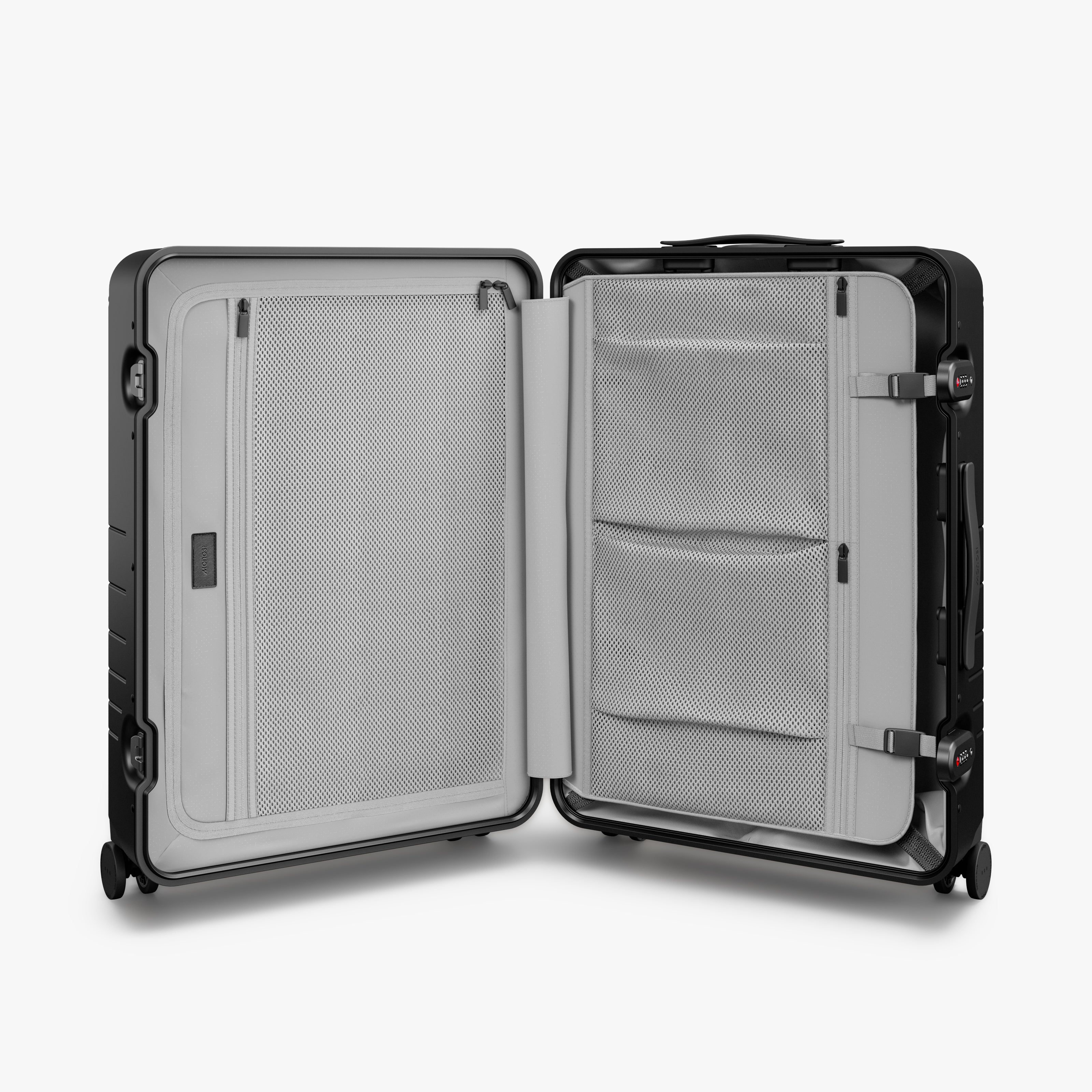 Hybrid CheckIn Medium Luggage Monos UK Aluminum Suitcases