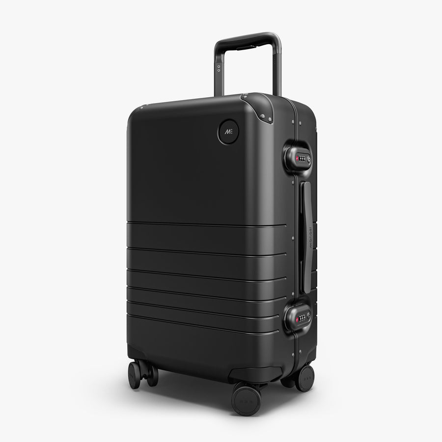 Obsidian | Angled view of Hybrid Carry-On in Obsidian