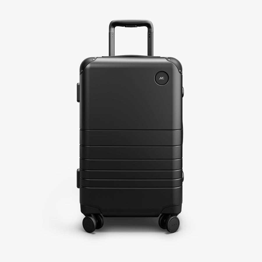 Obsidian | Front view of Hybrid Carry-On in Obsidian