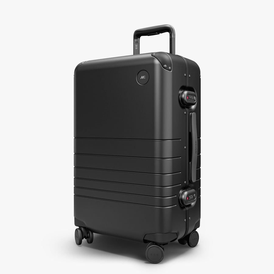 Obsidian | Angled view of Hybrid Carry-On Plus in Obsidian