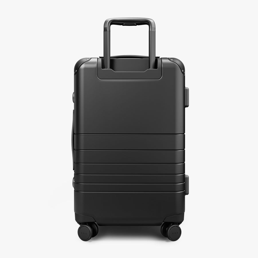 Obsidian | Back view of Hybrid Carry-On Plus in Obsidian