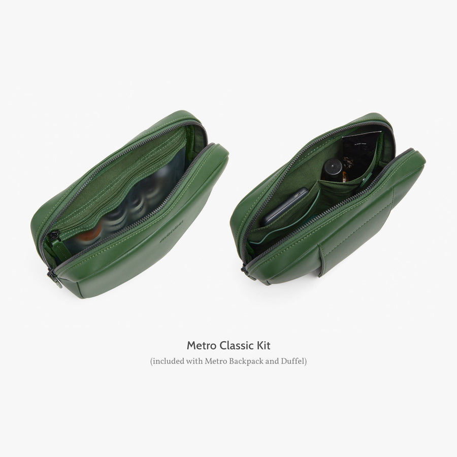 Juniper Green | Metro Classic Kit included with Metro Backpack and Duffel in Juniper Green