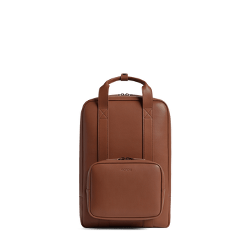 Front view of Metro Backpack Mahogany