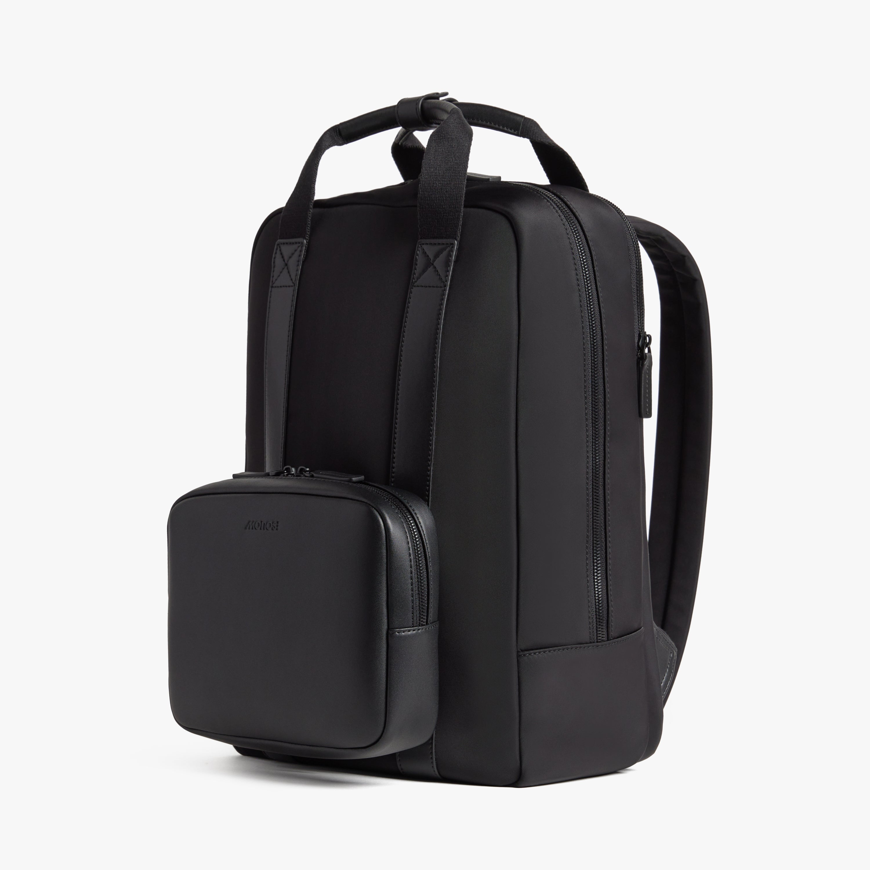 Metro Backpack, Nylon and Vegan Leather Monos Luggage & Bags UK