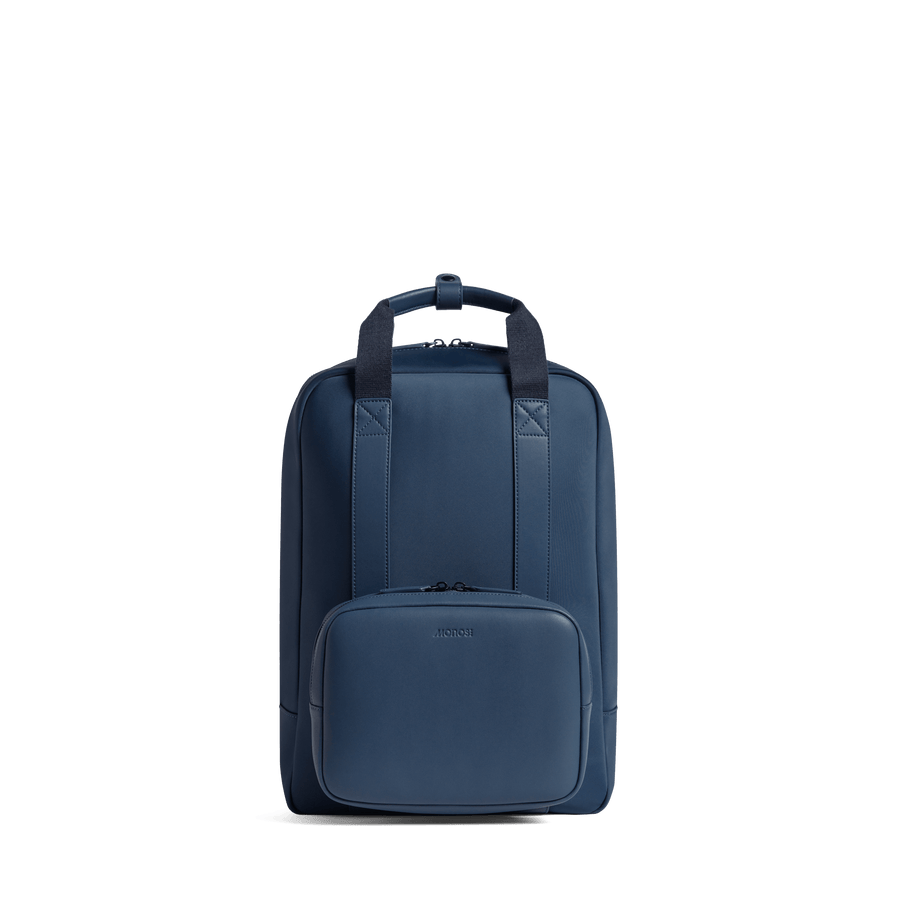 Oxford Blue Scaled | Front view of Metro Backpack Oxford Blue