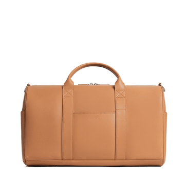 Front view of Metro Carry-All Duffel  Saddle Tan