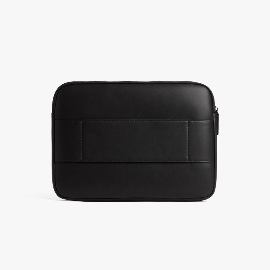 14-inch / Carbon Black (Vegan Leather) | Metro Laptop Sleeve in Carbon Black