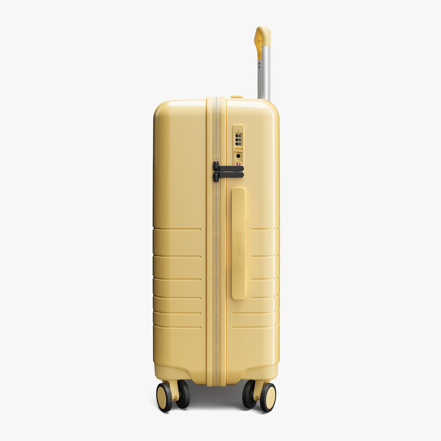 Banana Pudding (Glossy) | Side view of Carry-On Plus in Banana Pudding (Glossy)