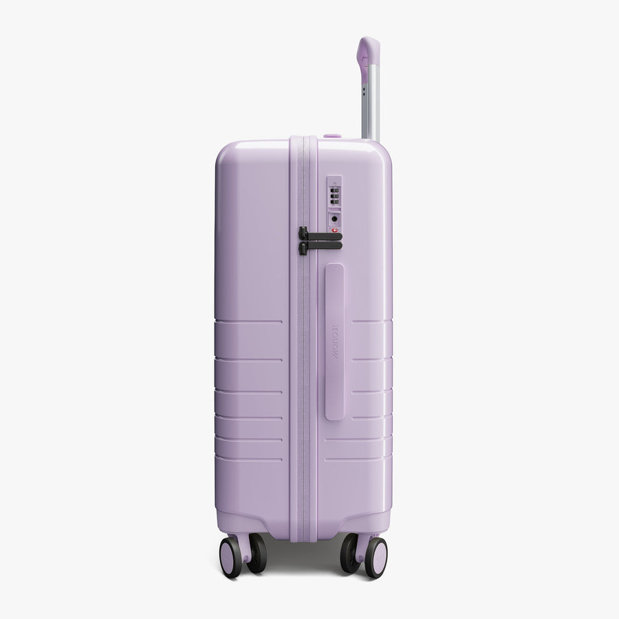 Purple Icing (Glossy) | Side view of Carry-On Plus in Purple Icing (Glossy)