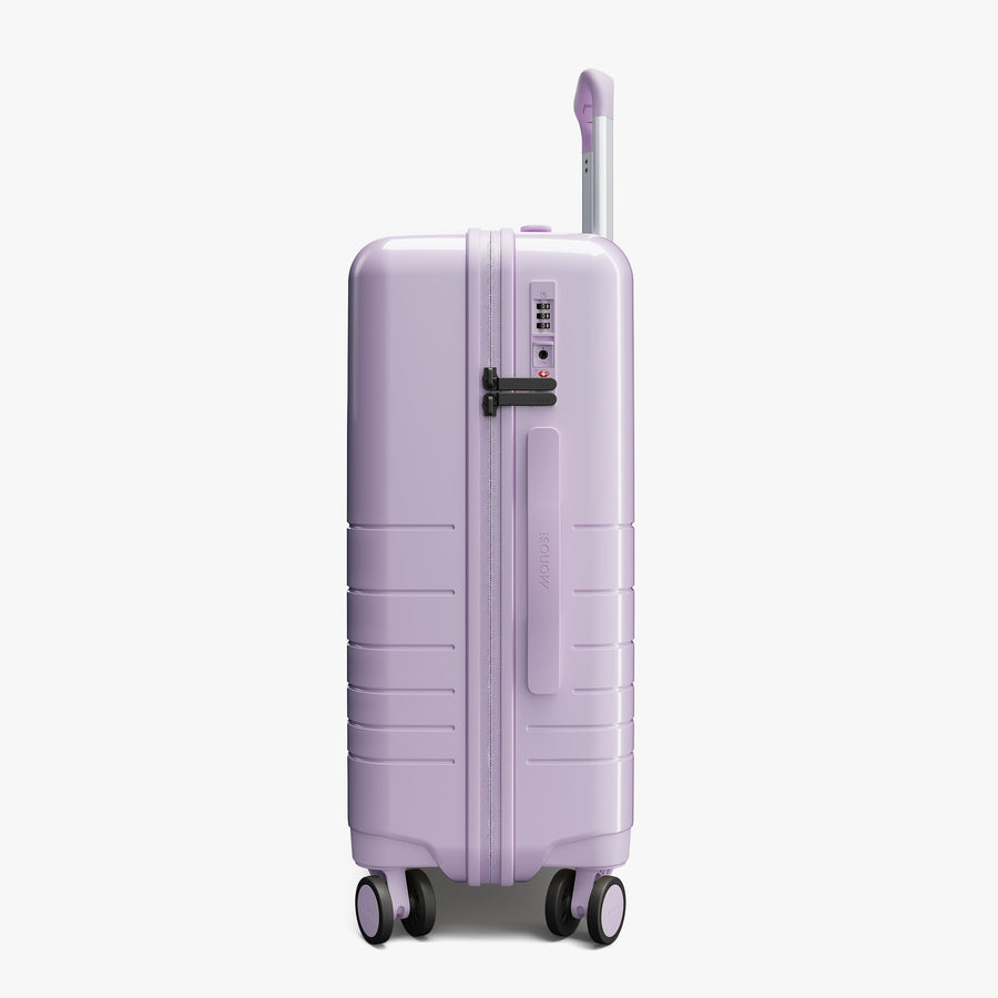 Purple Icing (Glossy) | Side view of Carry-On in Purple Icing (Glossy)