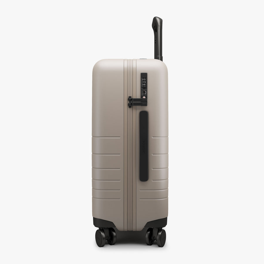 Desert Taupe | Side view of Carry-On Plus in Desert Taupe