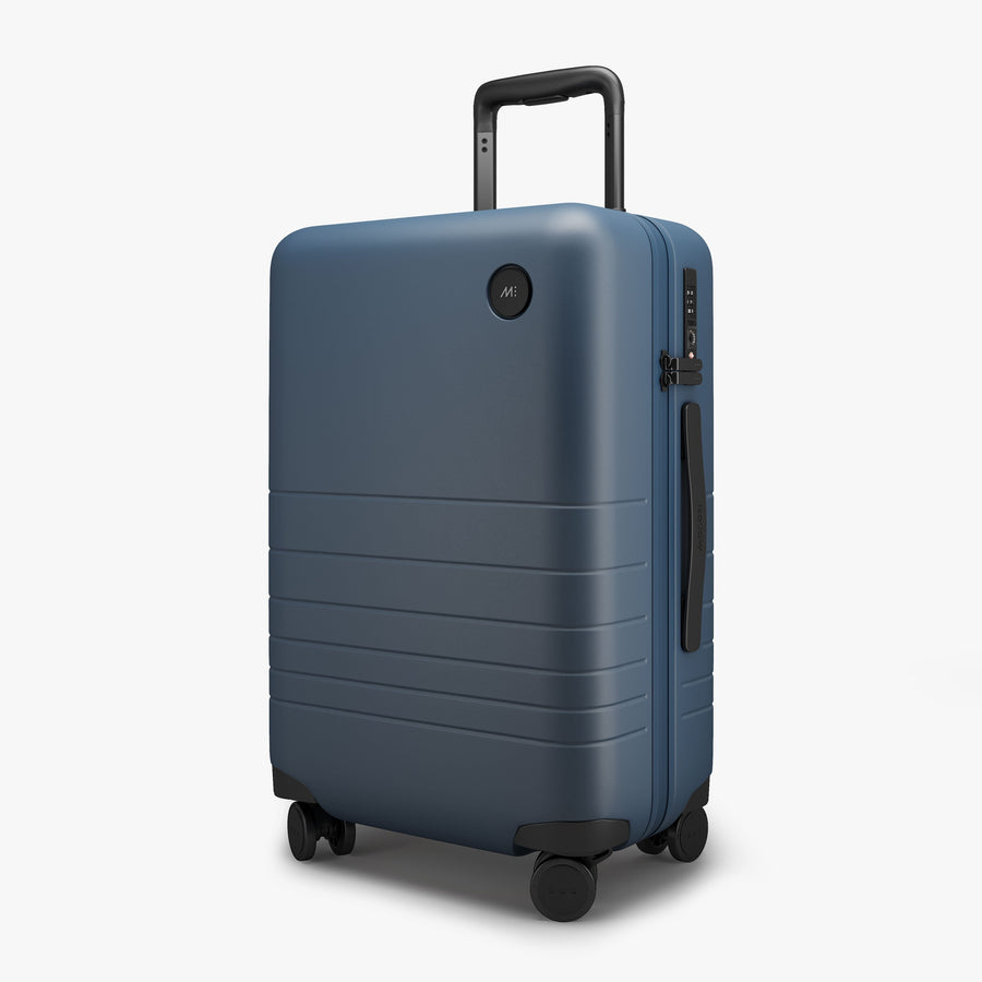 Ocean Blue | Angled view of Carry-On in Ocean Blue