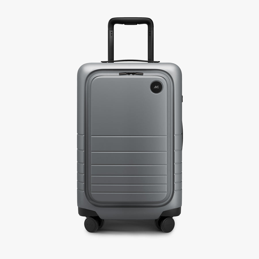 Storm Grey | Front view of Carry-On Pro in Storm Grey