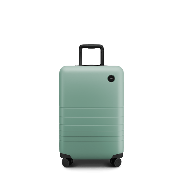 Sage Green Scaled | Front view of Carry-On Plus in Sage Green