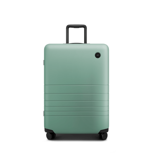 Sage Green Scaled | Front view of Check-In Medium in Sage Green