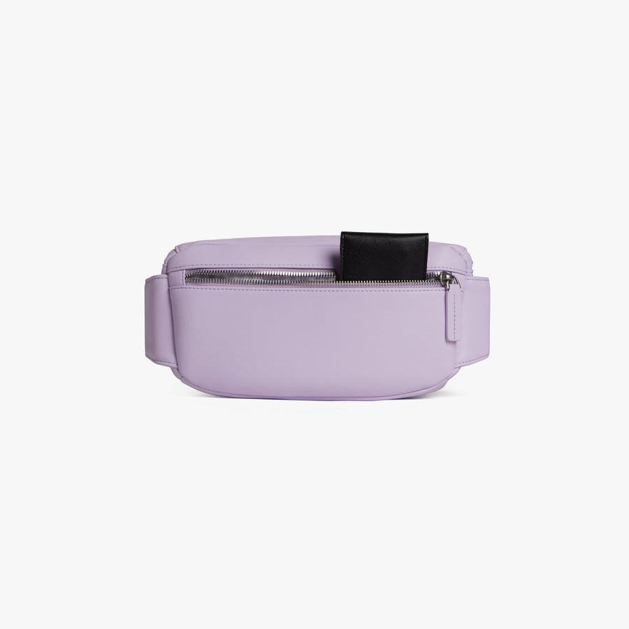 Purple Icing (Vegan Leather) | Back pouch view of Metro Sling in Purple Icing