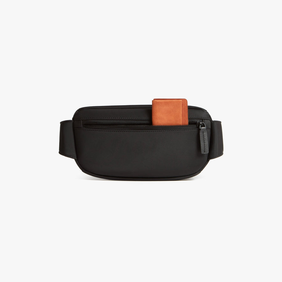 Carbon Black | Back pouch view of Metro Sling in Carbon Black