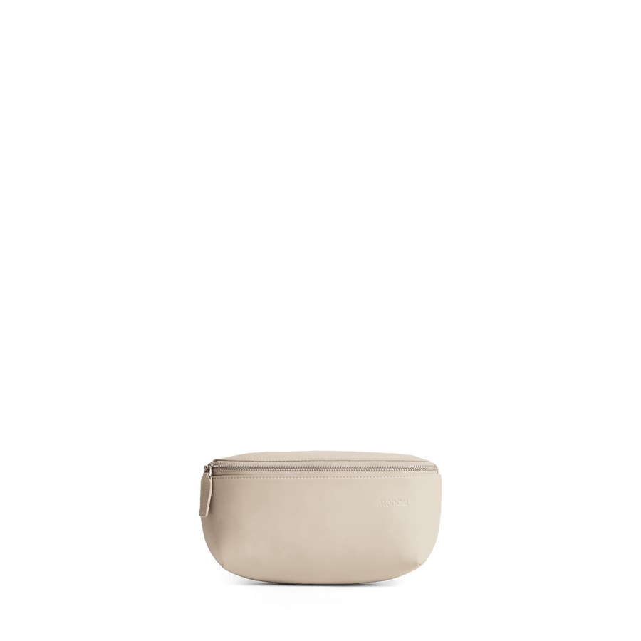 Ivory (Vegan Leather) Scaled | Front view of Metro Sling in Ivory