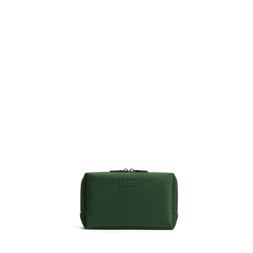 Front view of Metro Toiletry Case Large in Juniper Green