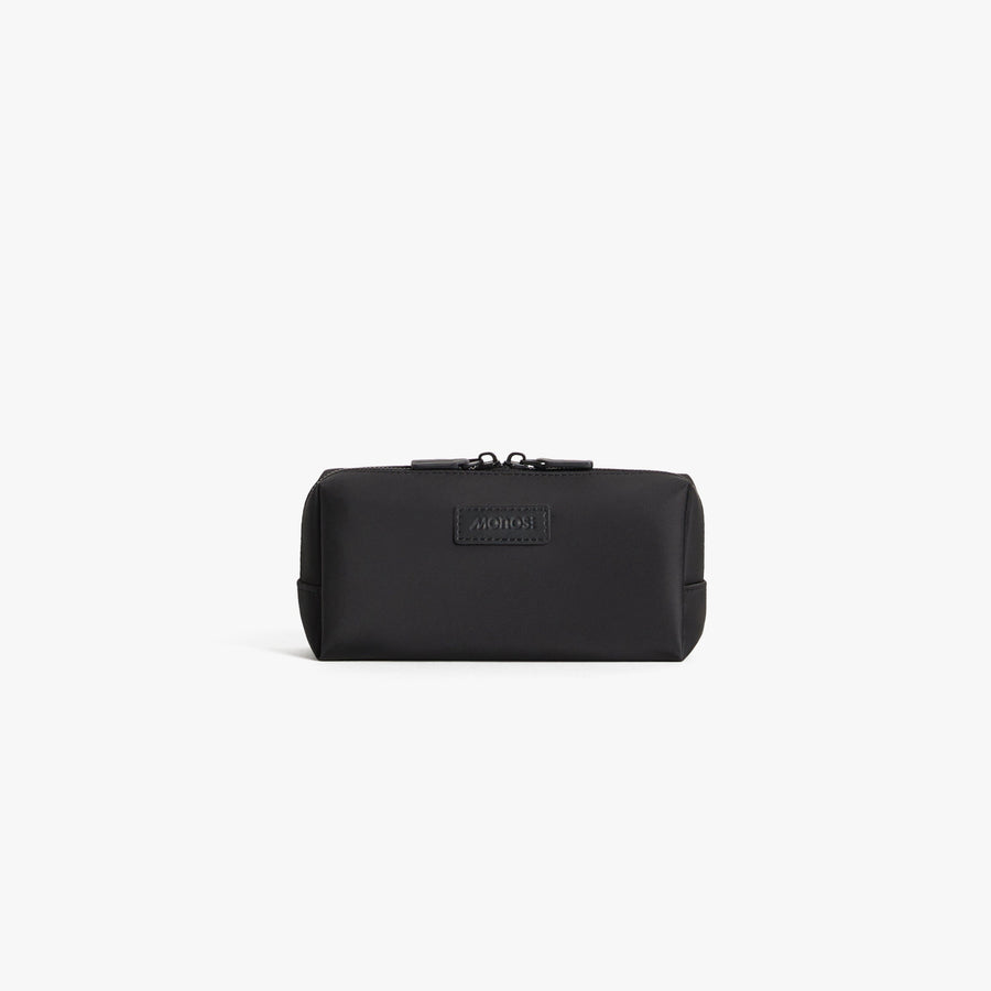 Small / Carbon Black Cart | Front view of Metro Toiletry Case Small in Carbon Black